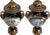 Antique Sevres Style Bronze Ormolu Têtes De Satyres Cobalt Blue Porcelain Table Lamp For Sale - Image 9 of 18