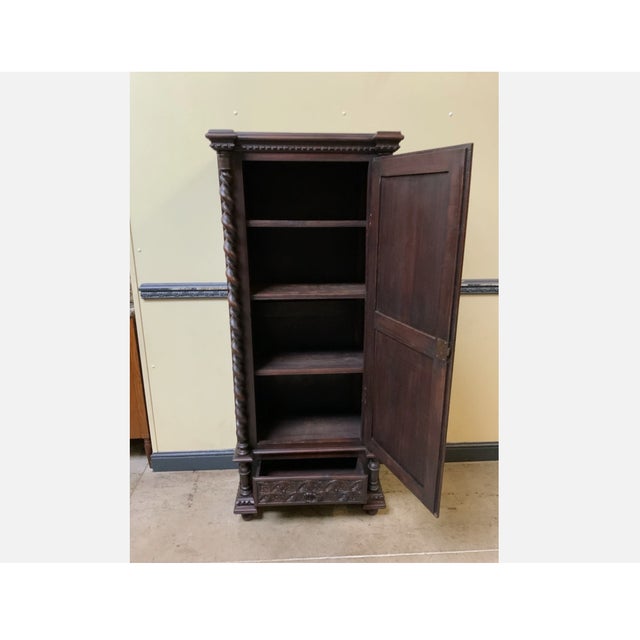 Antique Neo-Gothic Cabinet, 1880 For Sale - Image 3 of 11