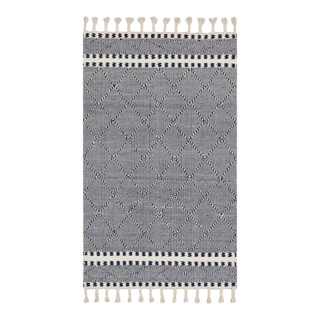 Loloi II Sawyer Rug, Navy - 7'-6" x 9'-6" For Sale