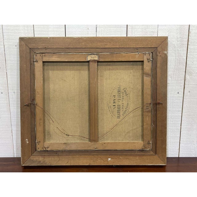 Auguste Louis Denis Penguern, Countryside Landscape, Oil on Canvas, Framed For Sale - Image 7 of 13