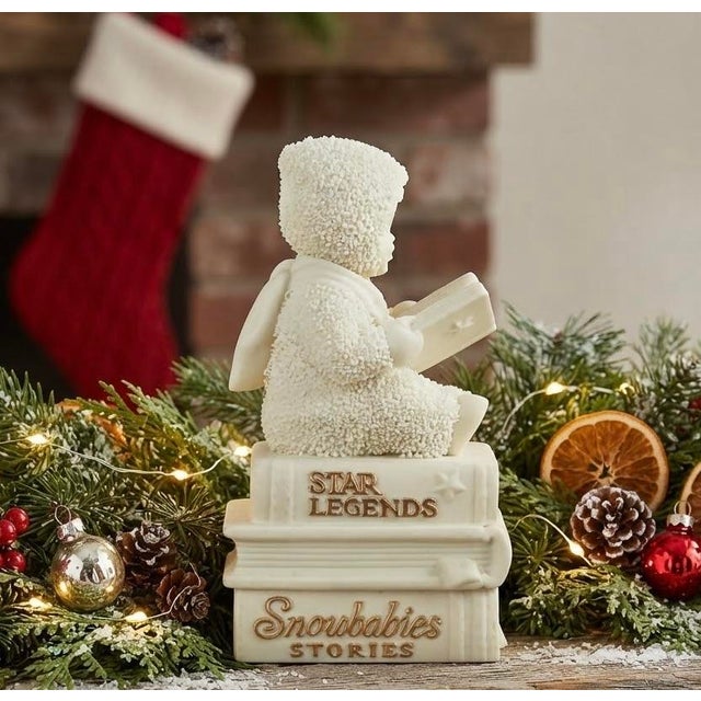 Vintage Department 56 Snowbabies moving musical figurine, "Once Upon A Time", model # 68832. This figurine was officially...