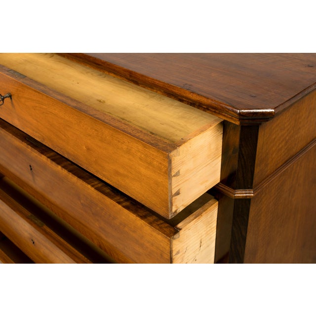 Mid-19th Century French Louis Philippe Walnut Chest of Drawers For Sale - Image 9 of 18