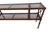 Vintage Faux Bamboo Cane Console Server Sideboard Sofa Table For Sale In Philadelphia - Image 6 of 11