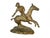 Mid 20th Century Vintage Equestrian Cast Bronze Polo Horse Sculpture For Sale - Image 12 of 12