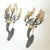 Black Bronze Wall Sconces, France, 1830, Set of 2 For Sale - Image 8 of 15