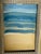 Abstract Mixed media mini painting Sunny Isles Beach Signed, signed and framed.