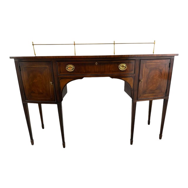 Mid 20th Century Wellington Hall Limited Sideboard With Gallery Rail For Sale