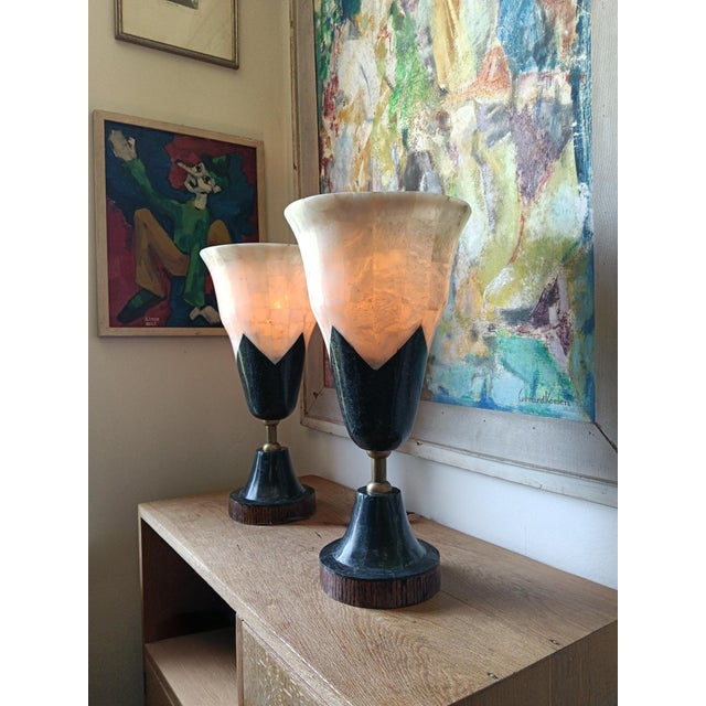 Art Deco Table Lamps by Paul Maitland-Smith for Maitland Smith, 1980s, Set of 2 For Sale - Image 18 of 18