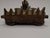 Antique Moroccan Cast Brass Hanukkah Lamp Menorah 19th Century Judaica Oil Lamp For Sale - Image 4 of 18