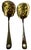Silver 20th Century Pair of Godinger for Neiman Marcus Silver and Gold Plate Serving Spoons For Sale - Image 8 of 12
