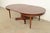Brown Gustav Stickley Style Antique Mission Oak Arts & Crafts Pedestal Extension Dining Table, Newly Refinished For Sale - Image 8 of 12