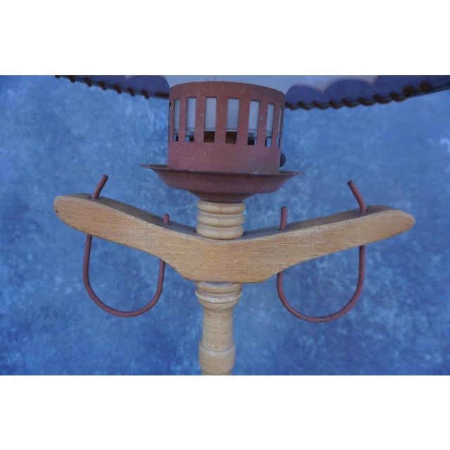 1930s 1930s True Monterey Cowboy-Style Table Lamp For Sale - Image 5 of 5