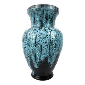 Accolay Turquoise Glaze Ceramic Vase – French Mid-Century
