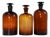 Large Danish Pharmacy Glass Bottles, 1900s, Set of 3 For Sale