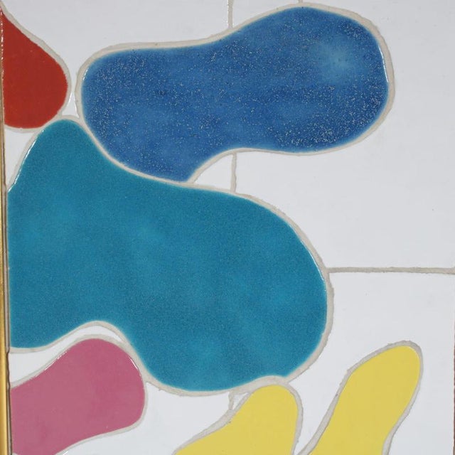 Framed Ceramics Artwork by Jan Snoeck, Netherlands, 1990s For Sale - Image 6 of 6