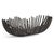 2020s Regina Andrew Webbed Bowl Oblong in Blackened Iron For Sale - Image 5 of 5