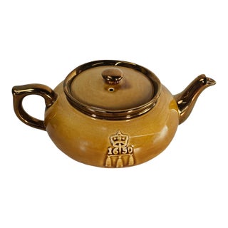 Davison Newman and Co. Ltd. Boston Tea Parties Teapot 1650 For Sale