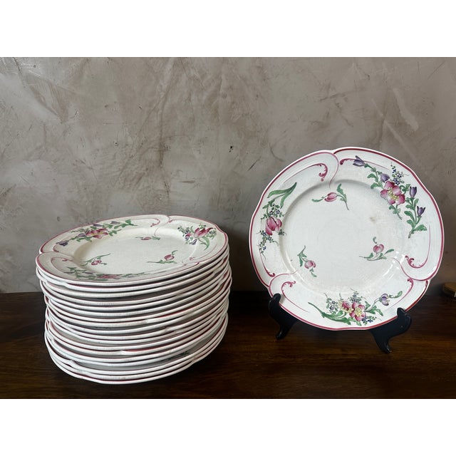19th Century Service from Luneville, 1890s, Set of 49 For Sale - Image 6 of 18