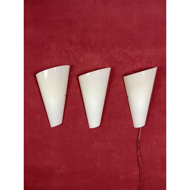 Large Murano Glass Wall Lamps, 1980s, Set of 3 For Sale - Image 14 of 14