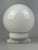 White Bauhaus Wall Light in Ceramic Glass, 1950s For Sale - Image 8 of 13