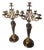 Gilded Bronze and Marble Candelabras, France, 1880, Set of 2 For Sale