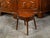 Wood English 19th Century Oval Mahogany Tray Top Table with Brass Accents and Casters For Sale - Image 7 of 10