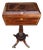 English Regency Rosewood and Brass-Inlaid Tea Poy, Circa 1820 For Sale