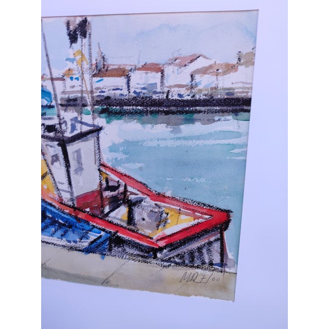 2000 - 2009 Michel Roubille, L'Ile d'Yeu, 2000, Watercolor For Sale - Image 5 of 6