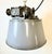 1960s Large Industrial Grey Enamel and Cast Iron Pendant Light from Elektrosvit, 1960s For Sale - Image 5 of 18