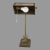 Metal Antique Arts & Crafts Brass & Slag Glass Bankers Desk Table Lamp For Sale - Image 7 of 11