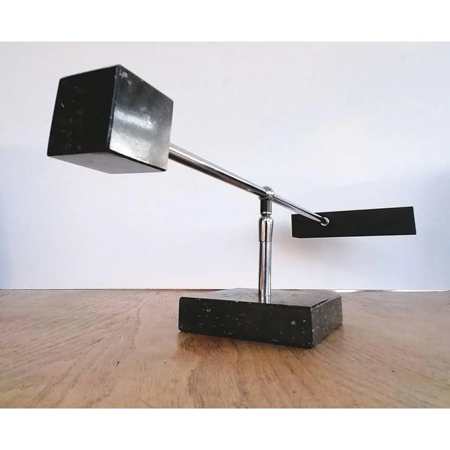 Anvia Dutch Piano Table Lamp by J. J. M. Hoogervorst for Anvia, 1960s For Sale - Image 4 of 8