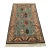 Heriz Rug 3’10” X 6’3” Blue Wool Vintage Tribal Hand-Knotted Oriental Carpet For Sale