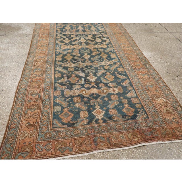 Galerie Shabab Collection Early 20th Century Persian Malayer Throw Rug For Sale In New York - Image 6 of 8