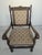 Antique Armchair in Oak Wood with Springs For Sale - Image 5 of 18