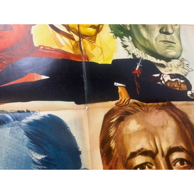 Vintage Italian Movie Poster Kind Hearts and Coronets, 1966 For Sale - Image 3 of 7