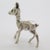 Vintage Italian Handmade Genuine Silver Fawn Deer Figurine, 1970s For Sale - Image 3 of 10