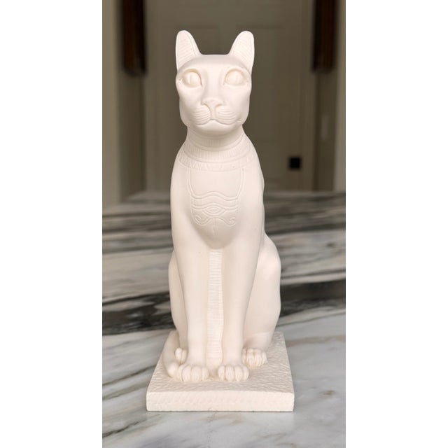 1995 Made in Italy Arnoldo Gianelli Statuette of Bastet For Sale - Image 4 of 15