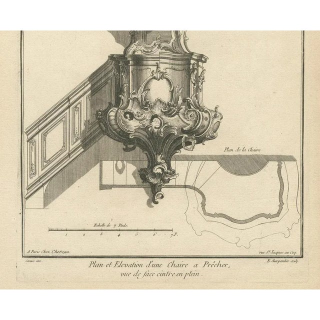 Baroque Antique Baroque Sermon Pulpit with Full Arch Elevation, 1740 For Sale - Image 3 of 6