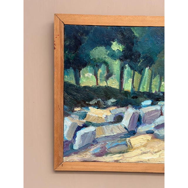 Jarl Lindblad, Landscape Composition, 1998, Oil on Canvas, Framed For Sale - Image 10 of 18