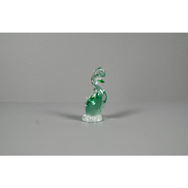 Metal Glass Ducks in Swarovski Style, 1970s, Set of 4 For Sale - Image 7 of 13