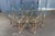 McGuire Mid Century Modern Octagonal Bamboo Dining Table & 8 Target Back Chairs For Sale - Image 17 of 18