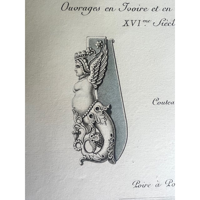 Mid 19th Century Etching Reproduction of Small Objects by French Artist Nicolas Xavier Willemin For Sale In Houston - Image 6 of 7