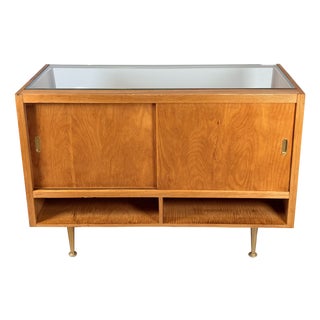 Vintage Counter Display Case on Gold Legs, 1960s For Sale