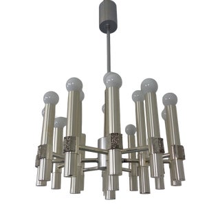 Sputnik Chandelier by Angelo Brotto for Esperia, Italy, 1960s For Sale