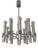Sputnik Chandelier by Angelo Brotto for Esperia, Italy, 1960s For Sale