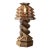 Vintage Folk Art Popsicle Stick Table Lamp, Circa 1970s For Sale