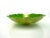 Rustic European Vintage French Majolica-Style Green Lettuce Leaf Bowl – FTDN Pottery For Sale - Image 3 of 11
