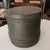American Muted Green Antique Firkin Storage Box W/Lid For Sale - Image 3 of 10