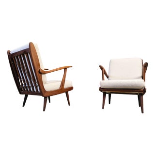 Armchairs by De Ster Gelderland, 1960s, Set of 2 For Sale