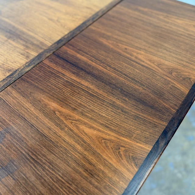 Vintage Danish Modern Rosewood Reversible Dining & Game Table by Poul Hundevad, 1960s Mid Century For Sale - Image 10 of 11